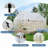 Quick-Assembly Polycarbonate Walk-in Greenhouse with Roof Vent for Outdoor Garden Ventilation-124939456
