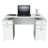 Santoro 51" White Computer Desk With Five Drawers