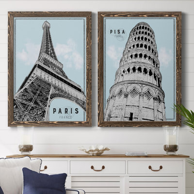 Mid Modern Paris - ensemble de 2 impressions