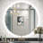 Toke Round Frontlit LED Bathroom Mirror with Brightness adjustment, Fog-free Function-90605377