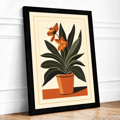 Potted Bloom Botanical - Framed Print