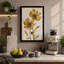 Golden Study Botanical - Wrapped Canvas-1209940904-1209940916