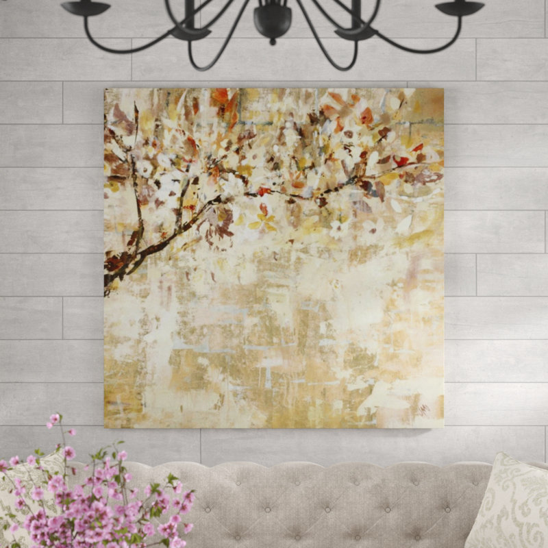 Nuance - Peinture, H 47 po x l 47 po x P 1,5 po, Gel coupé au couteau