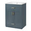 Meuble-lavabo moderne en céramique et meuble-lavabo en MDF compact pour les petites toilettes