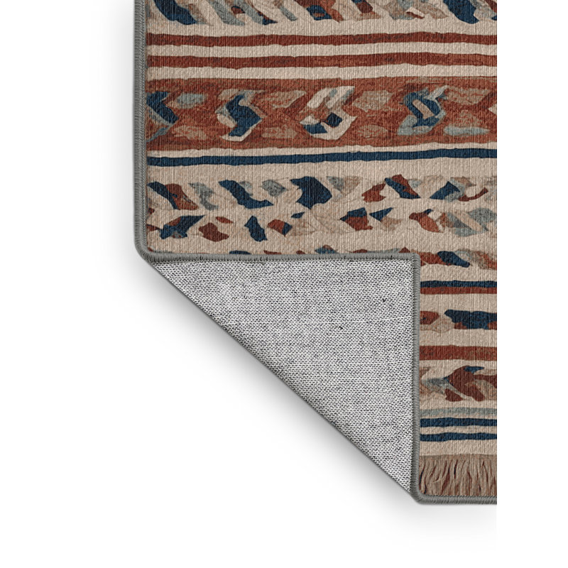 Tapis gris lavable à la machine GSIX03614, Carré 8 pi