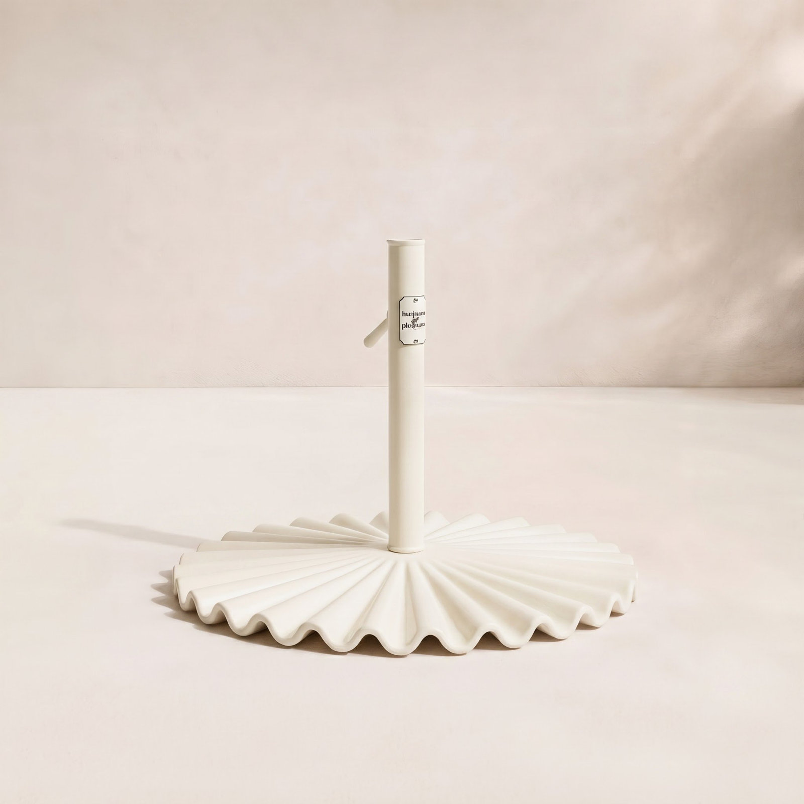 90lb Clamshell Umbrella Base, White