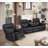 Avrielle Breathable Leather Power Reclining Living Room Set Reclining Sofa + Recliner Single Chair Set-114112106