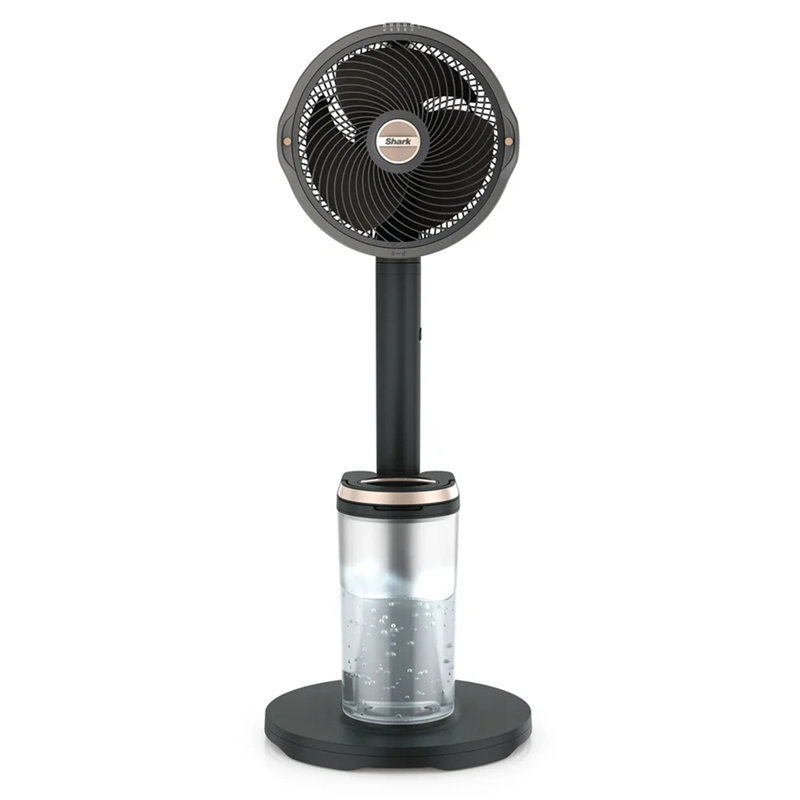 Shark FlexBreeze 36.77 in. H 5 speed Oscillating Tabletop Misting Fan Remote Control
