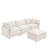 Modular L Shaped Sofa with Removable Ottoman-1241607395