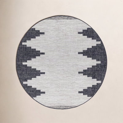 Mortimer Charcoal Outdoor Rug