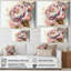 Rose et or rose II - Art mural encadré rose-601967708-601967684