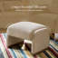 64cm Wide Rectangle Solid Colour Standard Ottoman-588171728