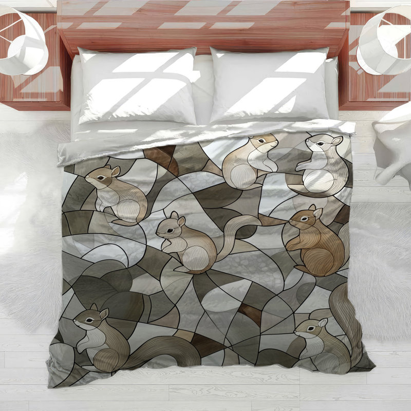 Édredon Squirrels Bedding, Édredon simple