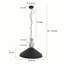 Zappa 1 - Light Black Bowl Pendant