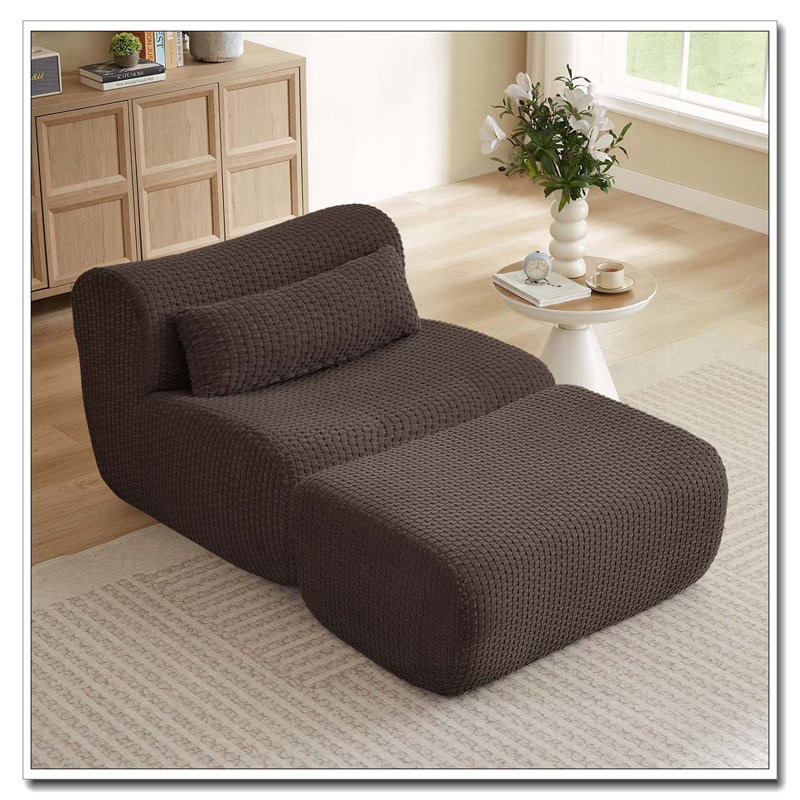 Modern Accent Chair, Brown