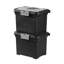 Boîte de rangement portable verrouillable avec compartiment supplémentaire et poignée Sterilite (paquet de 4)-138007821