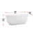 Chaylynn 59'' x 28'' Soaking Acrylic Bathtub-1350100027