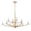 Judi 8-Light Chandelier in Distressed Gold by Breegan Jane-1310811383