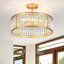 Plafonnier Elonso à 4 lumières en cristal cylindrique-2063427352
