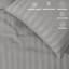 Renze Microfiber 250 TC Reversible Stripe Duvet Cover Set with Pillowcases-1562459159-1562459155