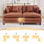 Canapé modulaire rembourré en similicuir avec repose-pieds-1235254923-1235254929