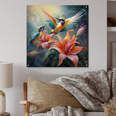 Eustis - Birds Of Paradise Acrylic Wall Art Decor