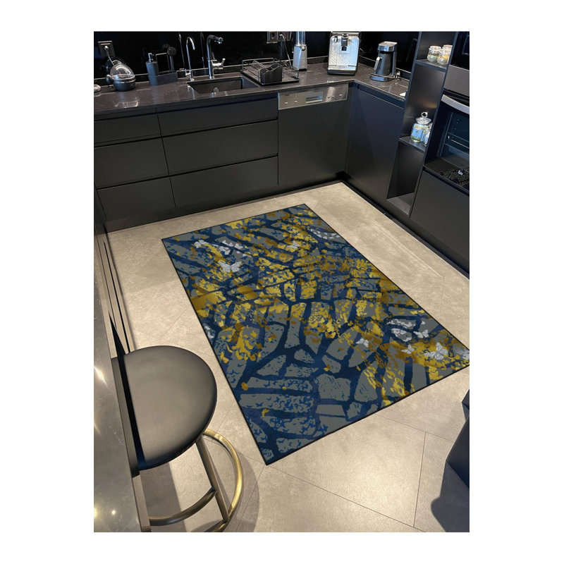 Tapis lavable Modern, Sous-tapis rond 3 pi 3 po inclus