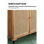 Armoire d'appoint moderne simple en rotin tissé
