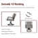 All Steel Detachable Main Dining Set Of Seven Pieces With Rectangular Dining Table And Cushion