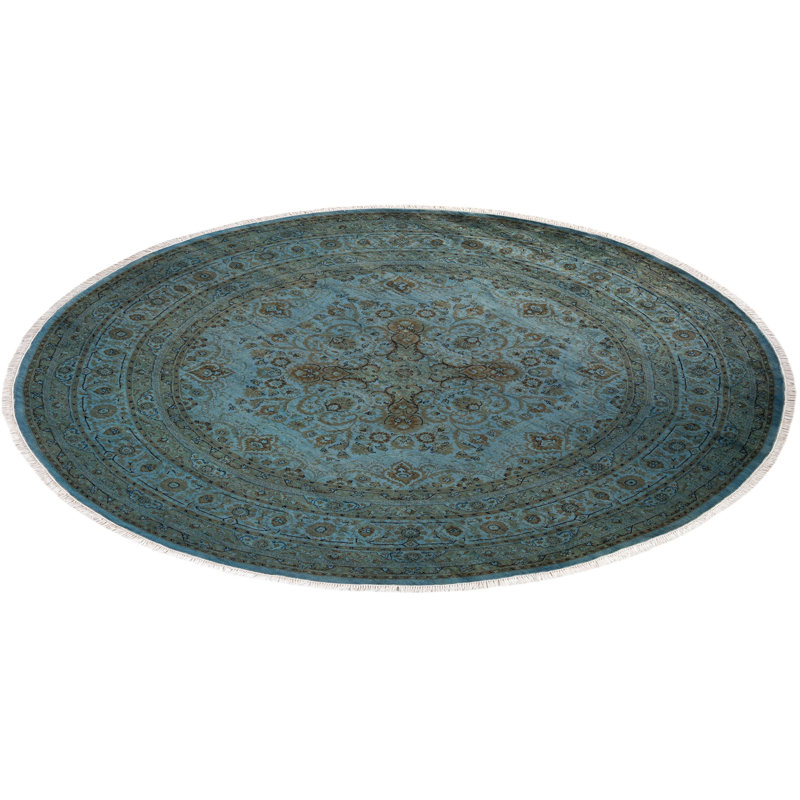 Fine Vibrance One-of-a-Kind 8' 1" X 8' 1" Hand Knotted Area Rug