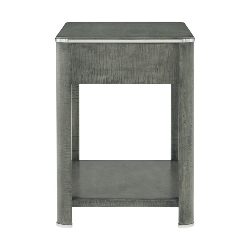 Hudson 1 - Drawer Solid Wood Nightstand