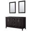 Daria 59'' W Double Bathroom Vanity Base-103759452