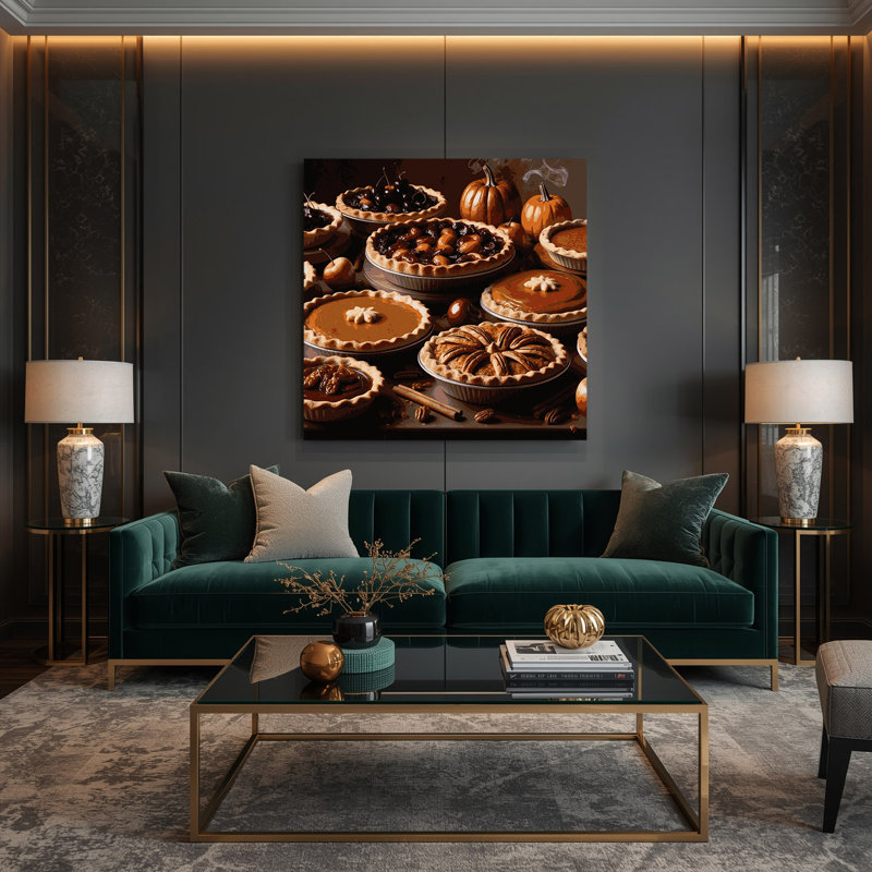 Art mural sur toile, Desserts, H 16 po x l 16 po