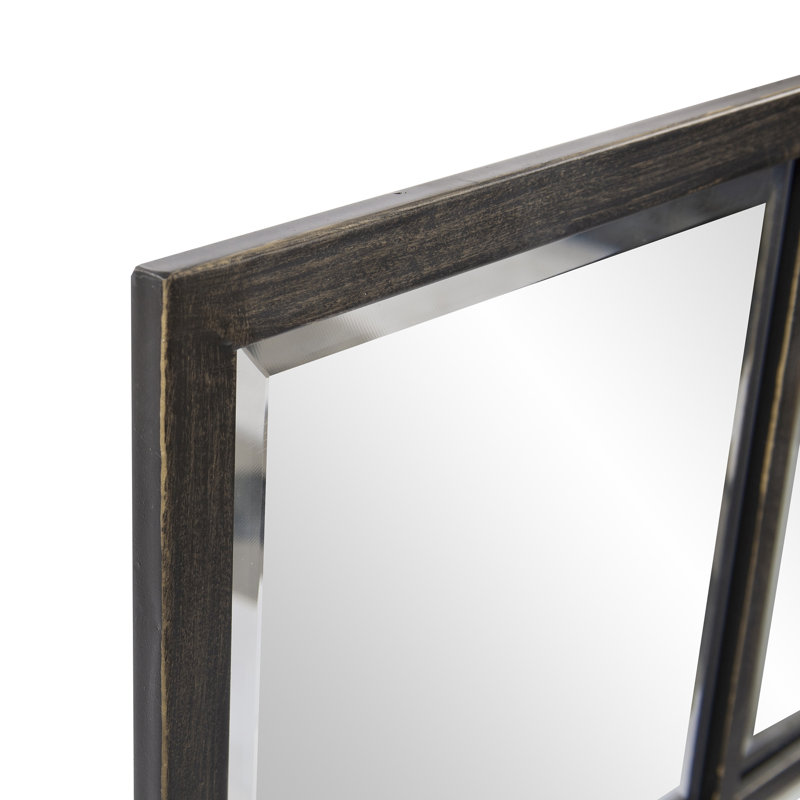 Miroir biseauté Mitchem, Bronze frotté à l'huile