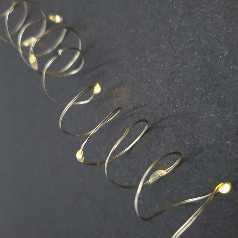 Lockett Solar Powered LED Fairy String Lights, Soft White Lights