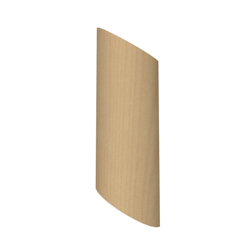 Clean 2 - Light LED Flush Mounted Sconce, Maple