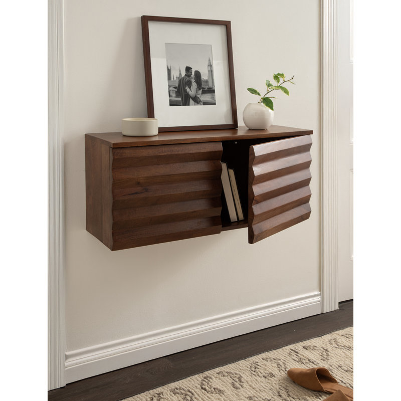 Semsa Two-Door Floating Wall Cabinet