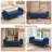 66" Wide Teddy  King Size Storage Bench for Bedroom With Metal Legs and Pillow-1313504611-1320527178