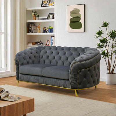 Upholstered Sectional Loveseat