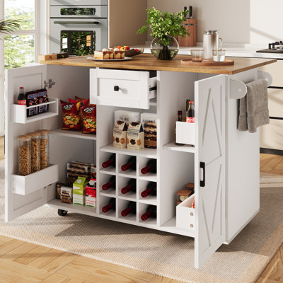 Wood Kitchen Island