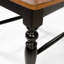 2 chaises d'appoint, chêne noir et antique, bois massif +, 2 chaises, style champêtre élégant