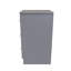 Fully Assembled Lesle 3 Drawer Bedside Table