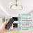 42" Retractable Ceiling fan with Light, 6-Speed Latest DC Motor Remote Control Ceiling Fan-782948416