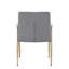 Chaise avec accoudoirs rembourrée Fraga