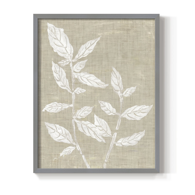 Autumn Romance I Framed Print - Solid Wood, 11" H x 9" W, Gray