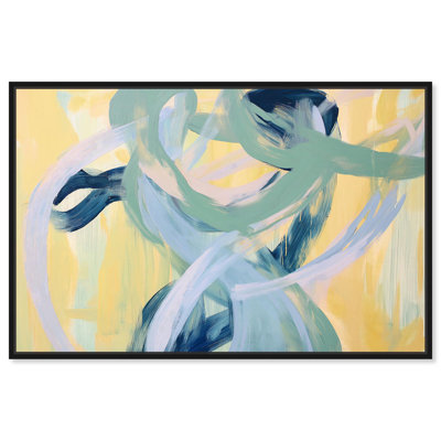 «Embrace I Entangled I», art mural minimaliste par Art Remedy