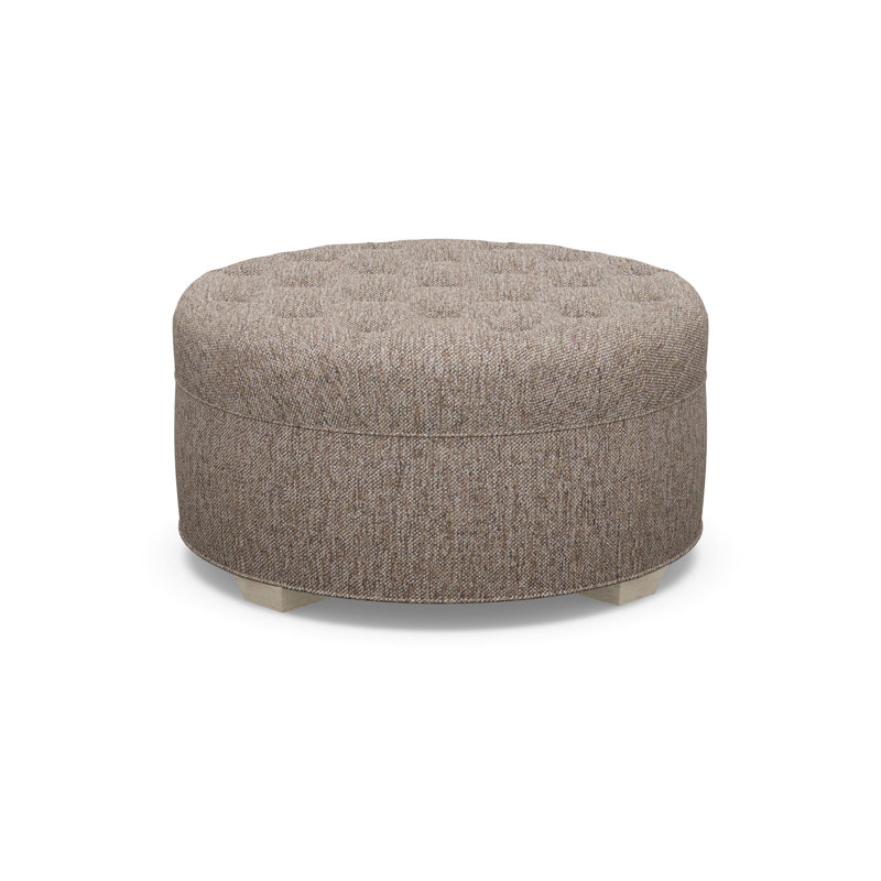 Round Ottoman, 8786-70, Sandstone