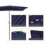 Parasol de marché rectangulaire 120 po x 78 po Dorace-510560695