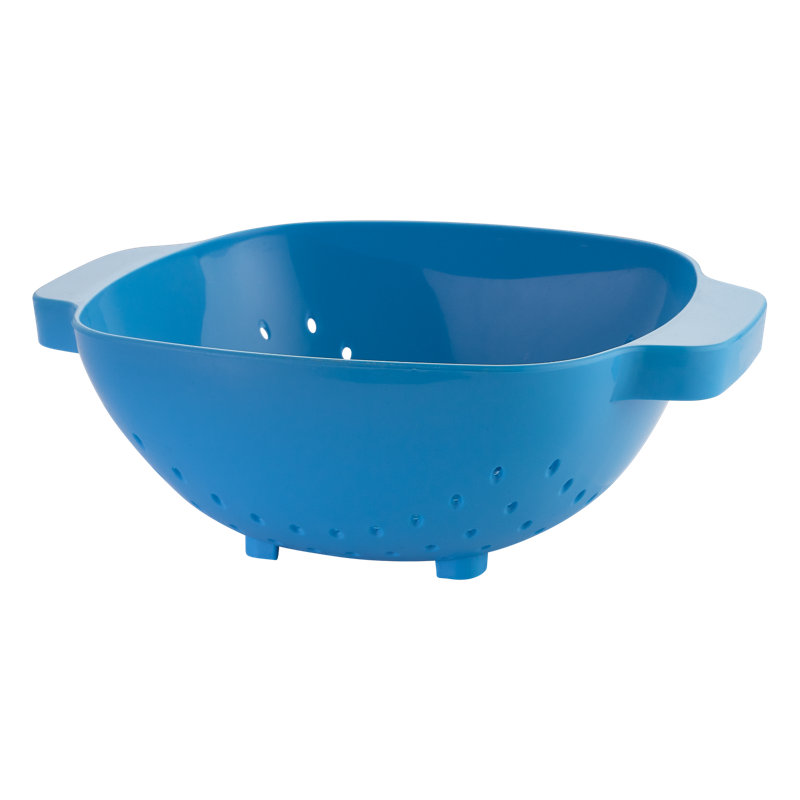 Belfry Kitchen Creekside Plastic Colander, Blue