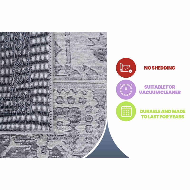 Collection Oriental Non-Shedding Living Room Bedroom Dining Home Office Stylish And Stain Resistant Area Rug
